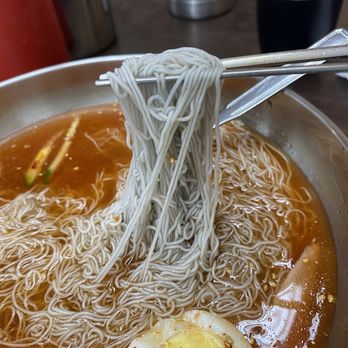 Agoongyi Korean Restaurant - Avoid spicy cold noodle with broth - Korean Near Me - Langley, British Columbia