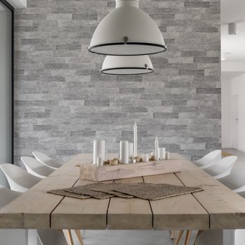 Emser Tile - Brique™ glazed porcelain tile in Gray (wall) - Building Supplies Near Me - Chatsworth, California