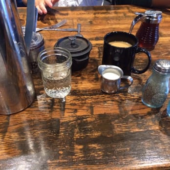 The Buff Restaurant - Table decor! The cast iron pot holds sugar packets. - Breakfast & Brunch Near Me - Boulder, Colorado The Buff Restaurant - Table decor! The cast iron pot holds sugar packets. - Breakfast & Brunch Near Me - Boulder, Colorado