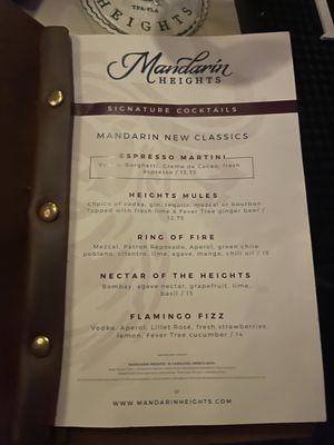 Menu photo 3 Mandarin Heights Tampa, FL