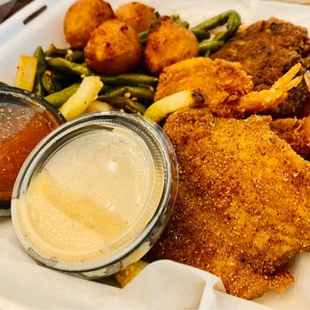 CJ's Kitchen & Grille - Fried fish & house made tarter are excellent. Would order "fish only" platter next time. - American Near Me - Pensacola, Florida CJ's Kitchen & Grille - Fried fish & house made tarter are excellent. Would order "fish only" platter next time. - American Near Me - Pensacola, Florida