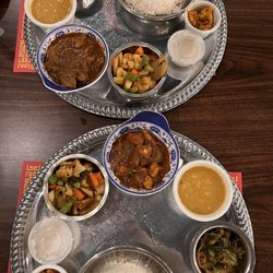 Subba Asian Restaurant - Chicken Thali Lamb Thali