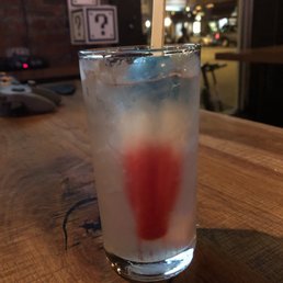 The Hulk Hogan! It's my favorite drink and we have even started making them at home! Bomb pop, blueberry vodka, and lemonade! The Hulk Hogan! It's my favorite drink and we have even started making them at home! Bomb pop, blueberry vodka, and lemonade!
