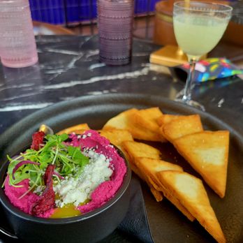 Call Me Pearl - Delicious roasted beet hummus - Cocktail Bars Near Me - Denver, Colorado