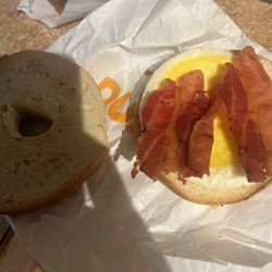 Dunkin' - Bacon egg and cheese cheese is MISSING