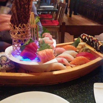 Fuji Grill - Nice presentation. Love boat for2 - Japanese Near Me - Amherst, New York Fuji Grill - Nice presentation. Love boat for2 - Japanese Near Me - Amherst, New York