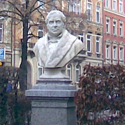 Johann Lukas Schönlein - Bamberg - Statue Johann Lukas Schönlein