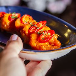 The Banc Restaurant & Shisha Lounge - Dynamite Prawns