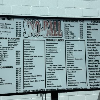 Sno-Ball Too - Outside Menu Board from 06-28-2026 - Shaved Ice Near Me - Corpus Christi, Texas Sno-Ball Too - Outside Menu Board from 06-28-2026 - Shaved Ice Near Me - Corpus Christi, Texas