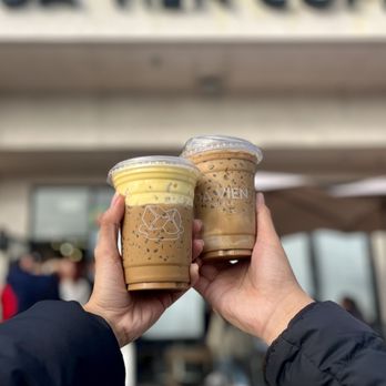 Da Vien Coffee - [R] Egg Coffee* & [R] Marble Drip (Bac Xiu) - Desserts Near Me - Westminster, California