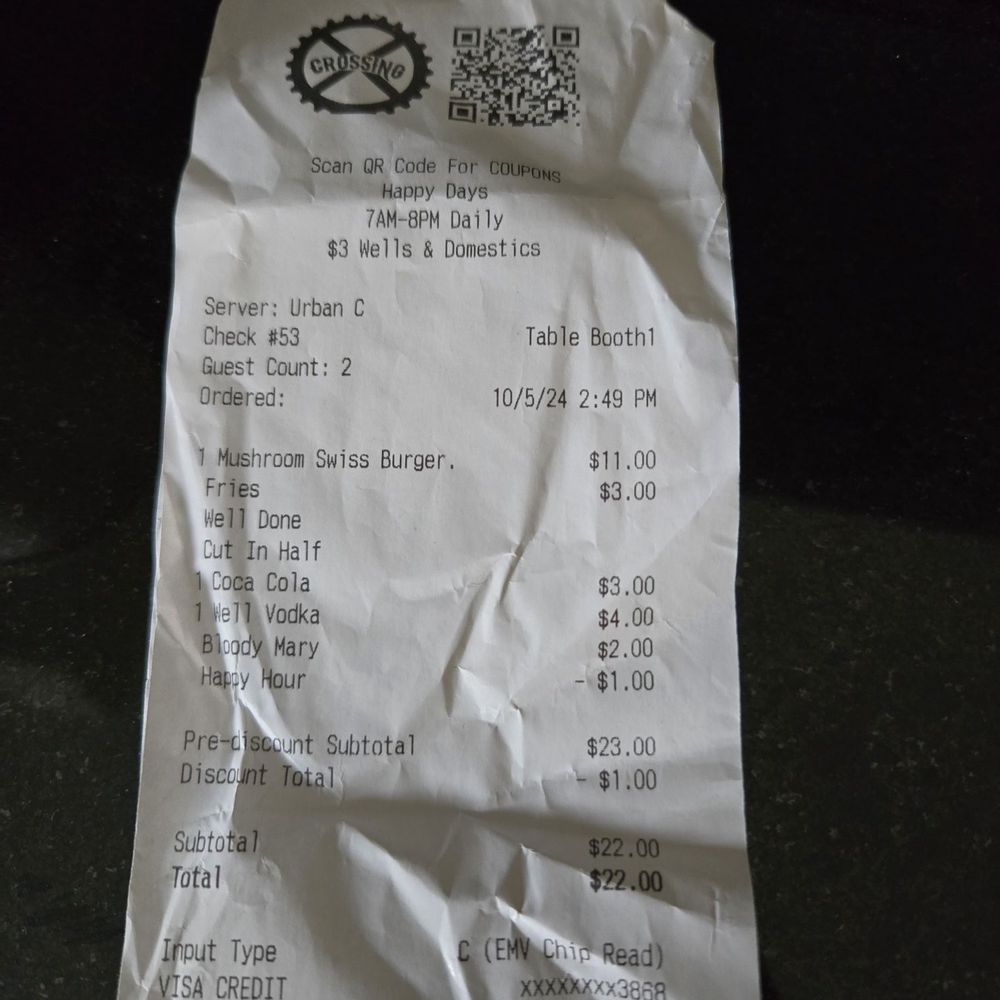 Crossing - Receipt - Gay Bars Near Me - New Orleans, Louisiana Crossing - Receipt - Gay Bars Near Me - New Orleans, Louisiana