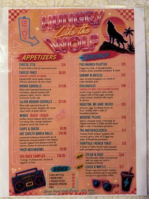 Menu photo 2 Hungry Like The Wolf Houston, TX Menu photo 2 Hungry Like The Wolf Houston, TX