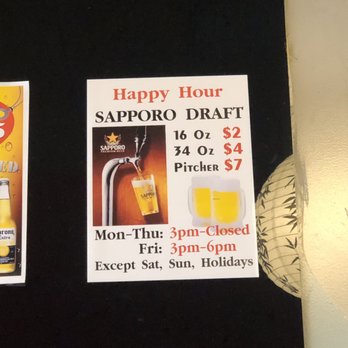 Joy Sushi - Happy hour!!!! - Japanese Near Me - Whittier, California
