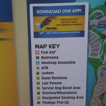 Six Flags Discovery Kingdom - Map key - Amusement Parks Near Me - Vallejo, California Six Flags Discovery Kingdom - Map key - Amusement Parks Near Me - Vallejo, California