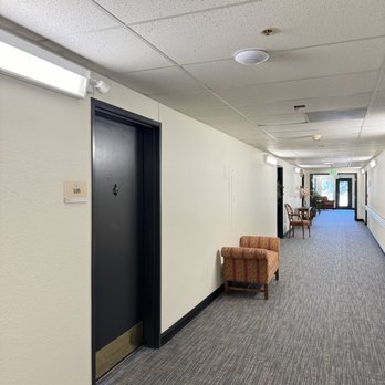 Truewood by Merrill, Pinole - Hallway of the first floor - Retirement Homes Near Me - Pinole, California Truewood by Merrill, Pinole - Hallway of the first floor - Retirement Homes Near Me - Pinole, California