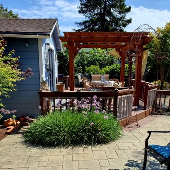 MS Construction & Services - 10x10 pergola anchored to deck - Decks & Railing Near Me