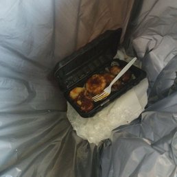 In the trash In the trash