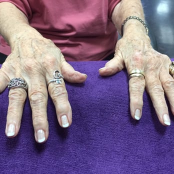 SYS Hair - Hard gels on this lovely lady! - Hair Salons Near Me - Phoenix, Arizona