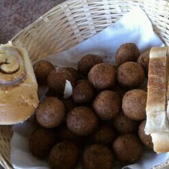 Chesapeake House - Complimentary bread basket (half eaten) - Seafood Near Me - Myrtle Beach, South Carolina