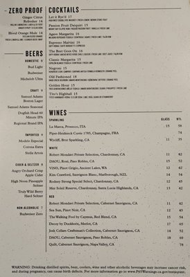 Menu photo 6 Cru Bistro San Diego, CA