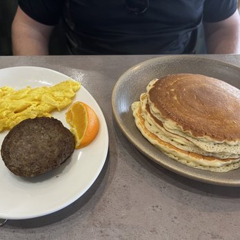 The Bossy Hen - Pancakes - Tall Stack (3 Pancakes) - New American Near Me - Myrtle Beach, South Carolina The Bossy Hen - Pancakes - Tall Stack (3 Pancakes) - New American Near Me - Myrtle Beach, South Carolina
