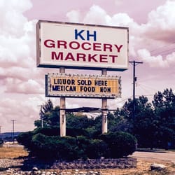 Kh Grocery Market - KH Grocery sign