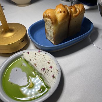 Indienne - Babka with cultured cream and cilantro oil - Indian Near Me - Chicago, Illinois