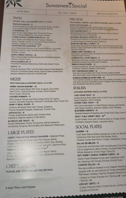 Menu photo 2 Suwanee Social Suwanee, GA