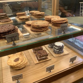 Bacio di Latte - Baked treats, the chocolate chip cookie was massive, chewy and delicious. - Gelato Near Me - Santa Monica, California Bacio di Latte - Baked treats, the chocolate chip cookie was massive, chewy and delicious. - Gelato Near Me - Santa Monica, California