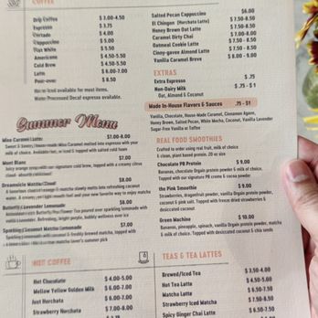 The Fairview - Menu - Coffee & Tea Near Me - San Marcos, Texas