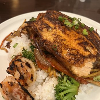Prezo - Blackened Salmon - Perfect amount of Cajun - Italian Near Me - Milford, Massachusetts Prezo - Blackened Salmon - Perfect amount of Cajun - Italian Near Me - Milford, Massachusetts