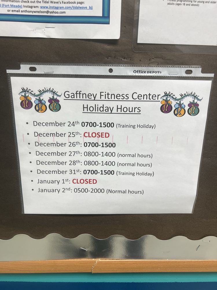 Gaffney Fitness Center Logo