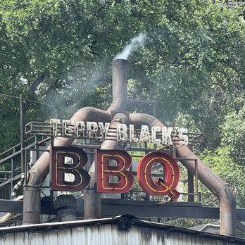 Terry Black's Barbecue - Outside sign - Barbeque Near Me - Austin, Texas Terry Black's Barbecue - Outside sign - Barbeque Near Me - Austin, Texas
