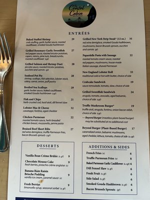 Menu photo 6 The Coastal Cabin Narragansett, RI Menu photo 6 The Coastal Cabin Narragansett, RI