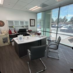 New Life Office - Desk, cabinet on the side and chairs