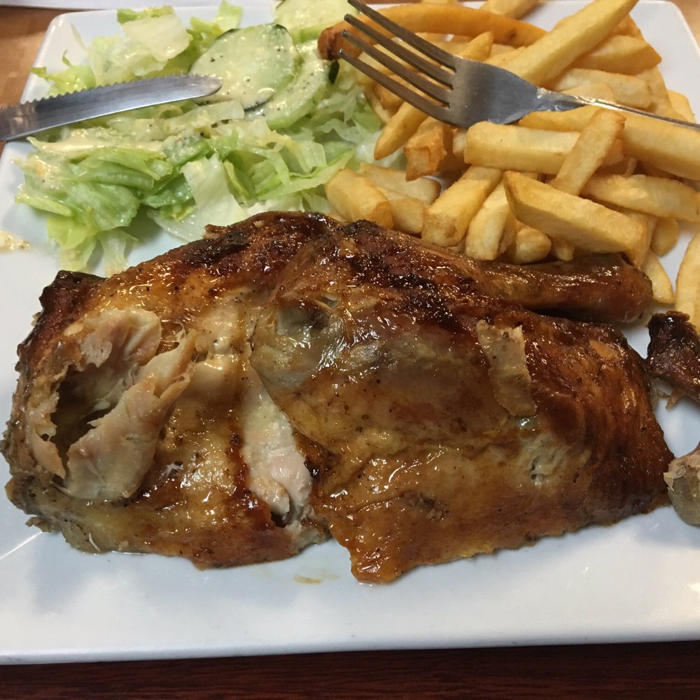 El Gordo Restaurant - The chicken dish. Lol sorry I started eating before I took the picture. - Spanish Near Me - Passaic, New Jersey El Gordo Restaurant - The chicken dish. Lol sorry I started eating before I took the picture. - Spanish Near Me - Passaic, New Jersey
