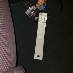 Qantas - Front seat cover fell off as soon as the plane landed.