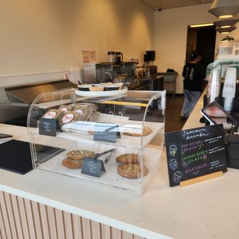 EM Boba & Coffee - Baked goods with samples on top of the case - Coffee & Tea Near Me - Lakewood, Washington