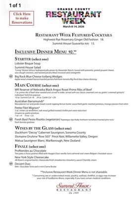 Menu photo 3 Summit House Fullerton, CA