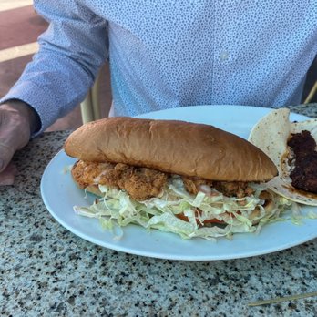 The Mansion - Shrimp Po Boy - New American Near Me - Melbourne, Florida