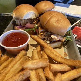 Bar Louie - Chesterfield - Salmon sliders and fries - so good! - Bars Near Me - Chesterfield, Missouri
