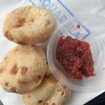 Aquarela Coffee - Cheddar bites w guava (sort of like jam) - Coffee & Tea Near Me - Los Angeles, California Aquarela Coffee - Cheddar bites w guava (sort of like jam) - Coffee & Tea Near Me - Los Angeles, California
