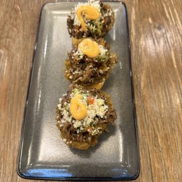 Mojo Pork on Tostones Mojo Pork on Tostones