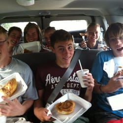 Donna's Diner - Caramel rolls and happy campers!