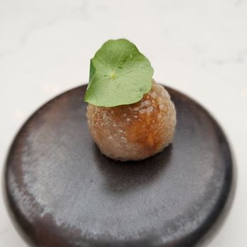 Commis - Tapioca dumpling with chicken & ginger - New American Near Me - Oakland, California Commis - Tapioca dumpling with chicken & ginger - New American Near Me - Oakland, California