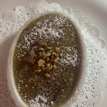 La Perla Di Pompano - pistachio creme brûlée - Italian Near Me - Pompano Beach, Florida La Perla Di Pompano - pistachio creme brûlée - Italian Near Me - Pompano Beach, Florida