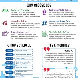 Rolling Robots - Summer Camps Flyer 2026