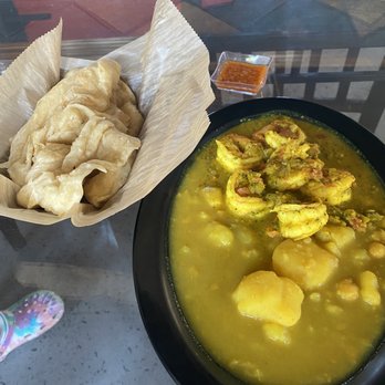 Chunkay - Curried shrimp roti - Personal Chefs Near Me