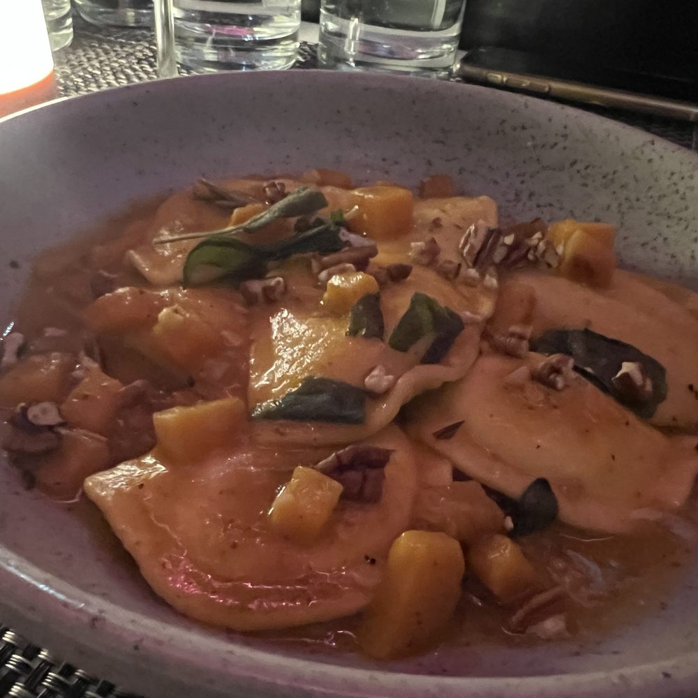 La Vecchia Ristorante - Agnolotti al Zucca - Italian Near Me - Toronto, Ontario