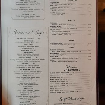 Maison Pickle - Menu - Cocktail Bars Near Me - New York, New York Maison Pickle - Menu - Cocktail Bars Near Me - New York, New York